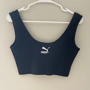 Puma Women's Ribbed Crop Top Medium